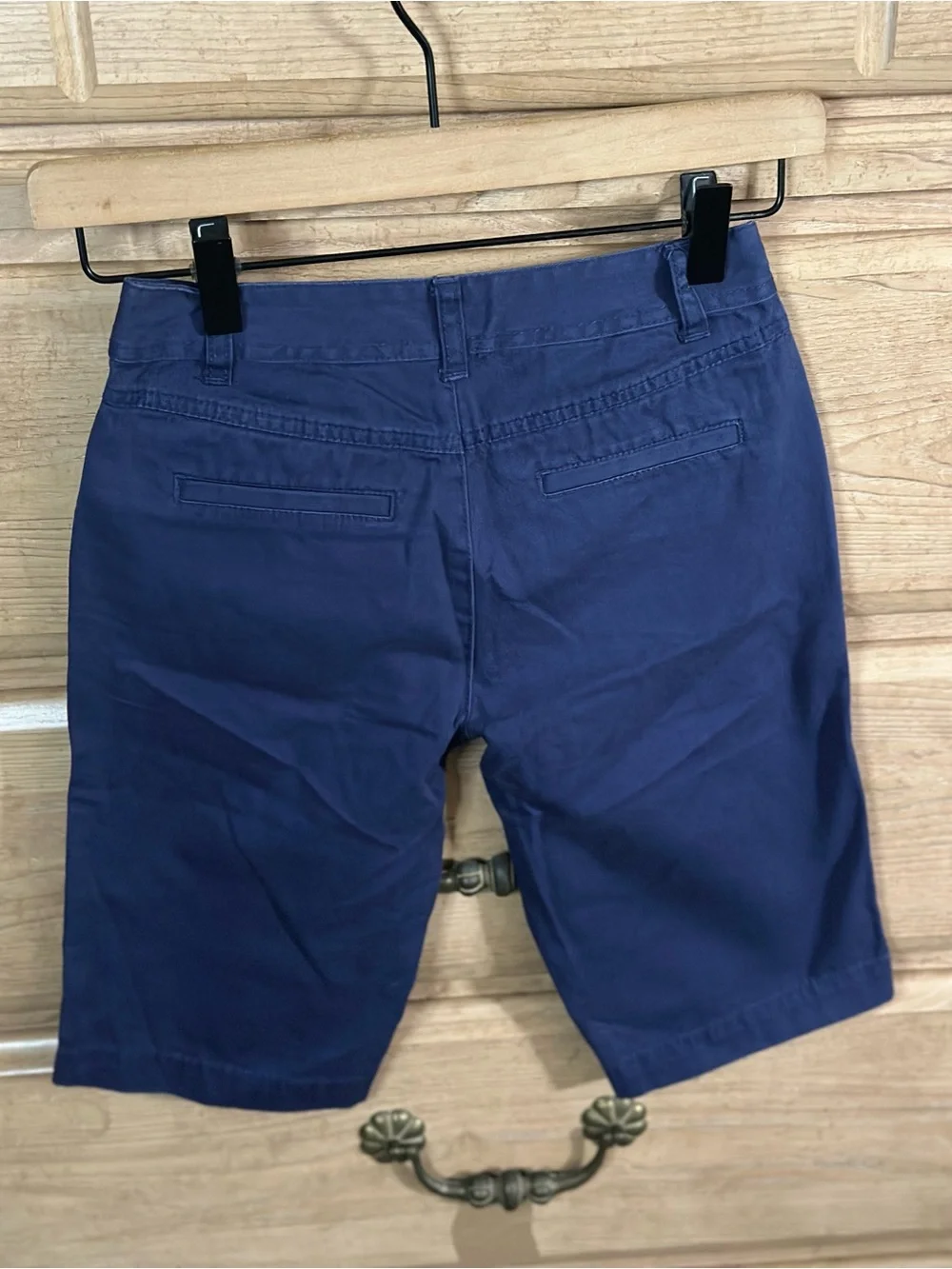 Justice | Long Blue Jean Chino Shorts | Size 12 Slim #Jorts